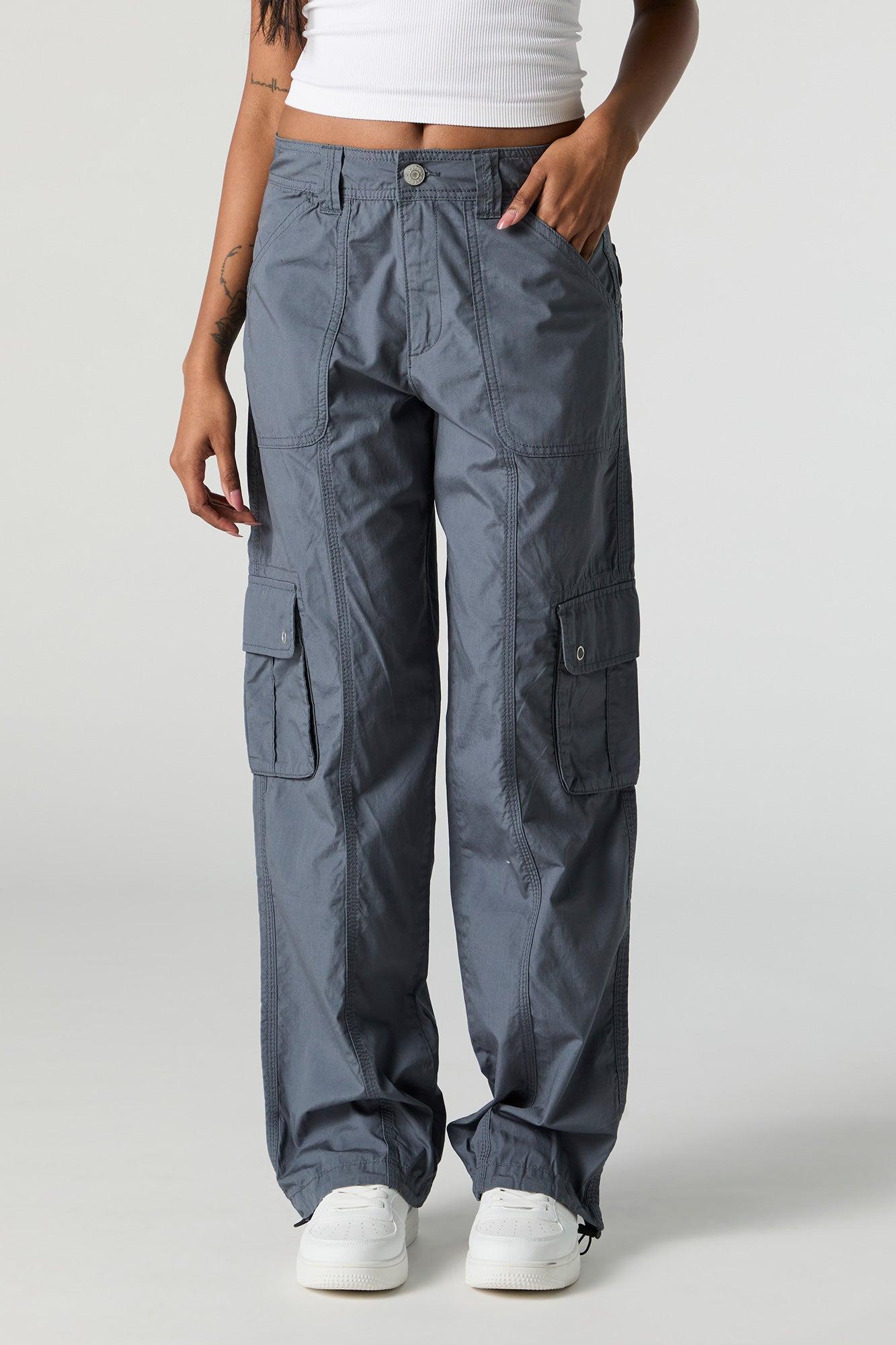 Toggle Hem Straight Leg Cargo Pant Female Product Image