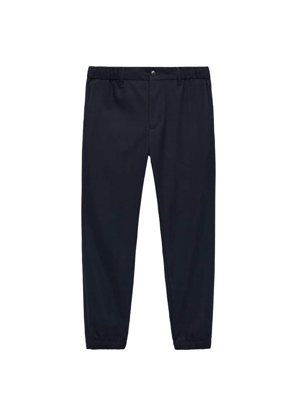 MANGO MAN - Slim-fit jogger pants with drawstring navyMen Product Image