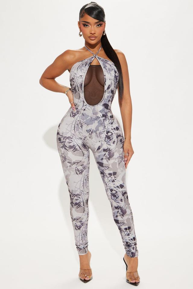 Dark and Dreamy Jumpsuit - Grey Product Image