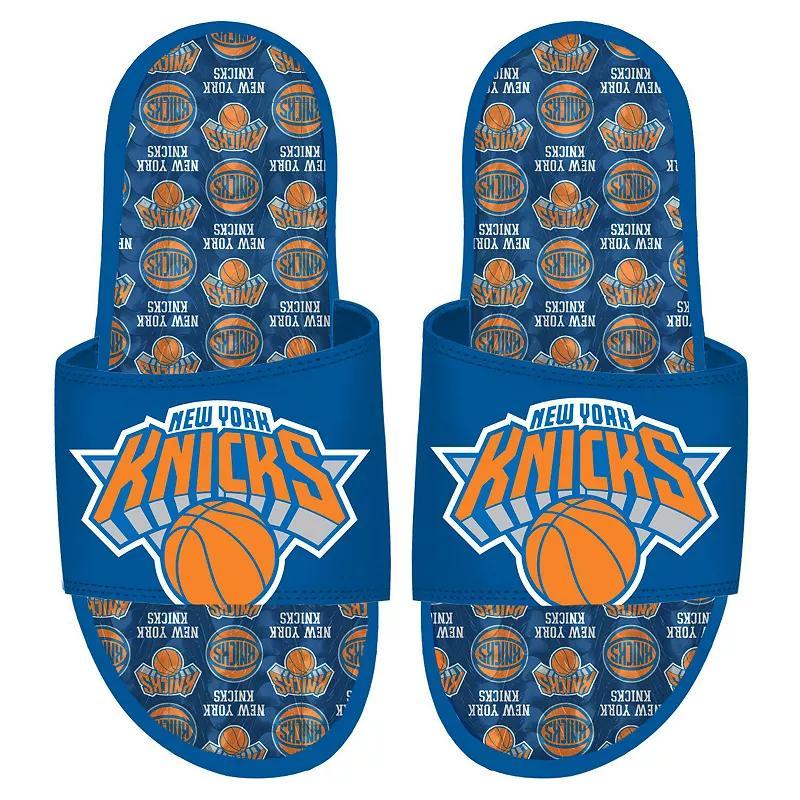 ISlide New York Knicks Team Pattern Gel Slide Sandals, Mens Product Image