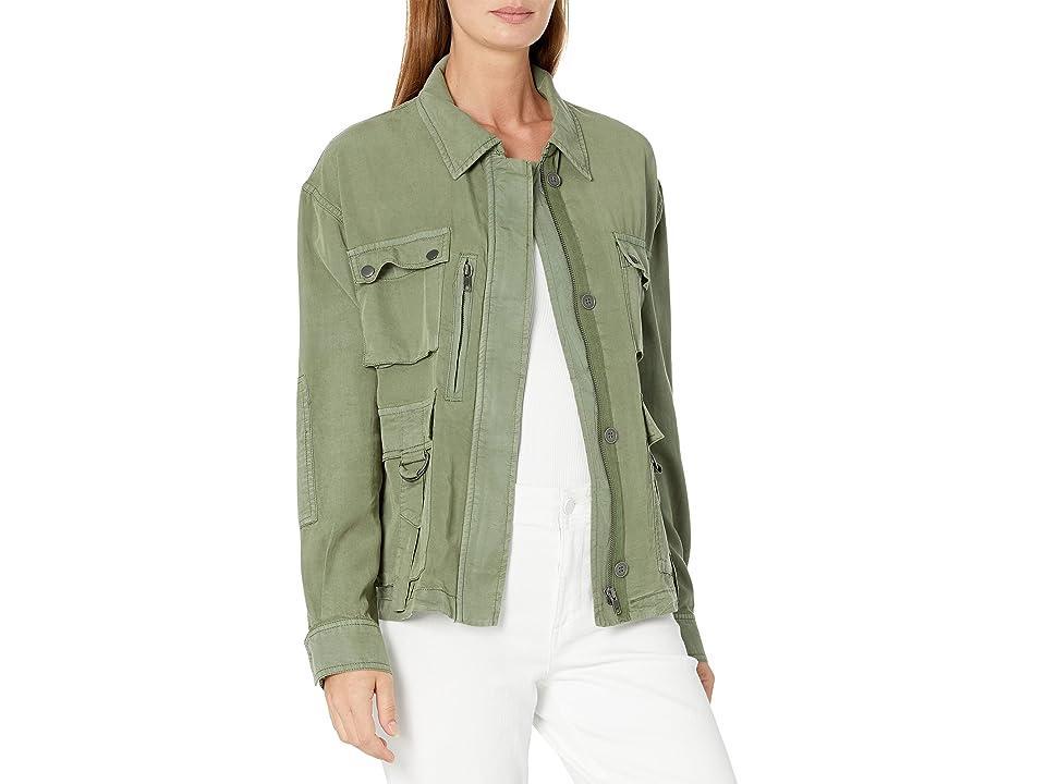 KUT from the Kloth Ingrid Utility Jacket (Olive) Women's Jacket Product Image