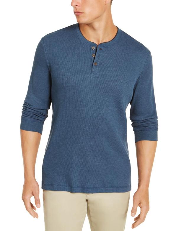 Club Room Mens Thermal Henley Shirt, Created for Macys Product Image