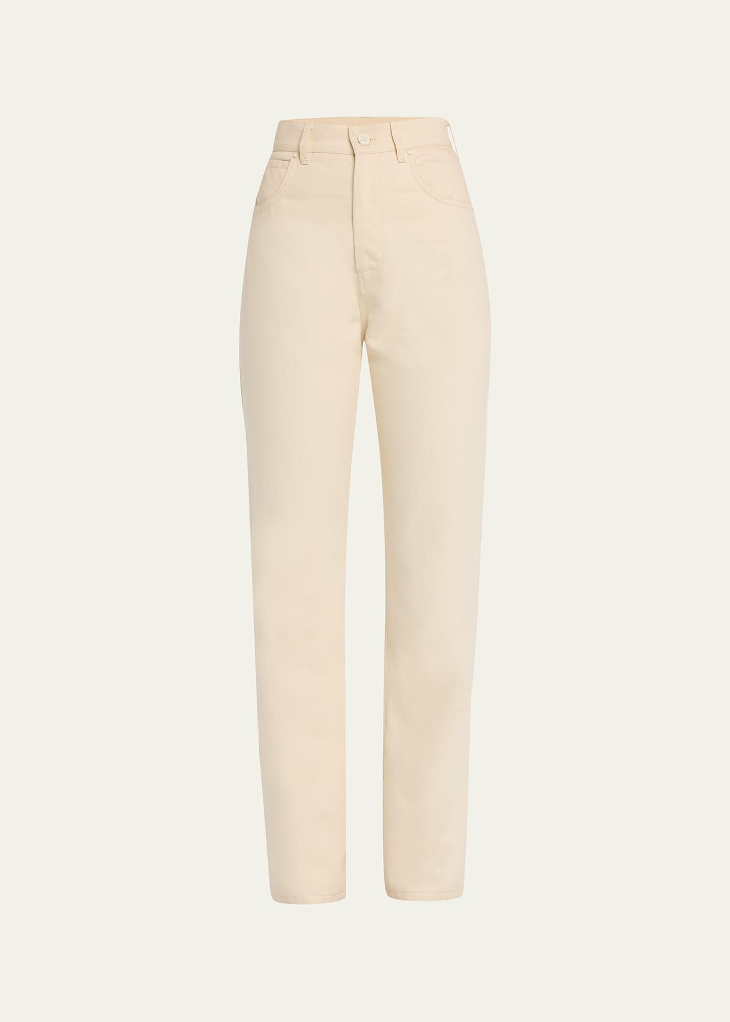 Achille High-Rise Straight-Leg Jeans Product Image