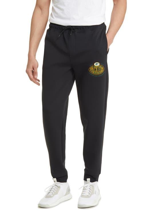 Mens BOSS x NFL Cotton-Blend Tracksuit Bottoms With Collaborative Branding Product Image