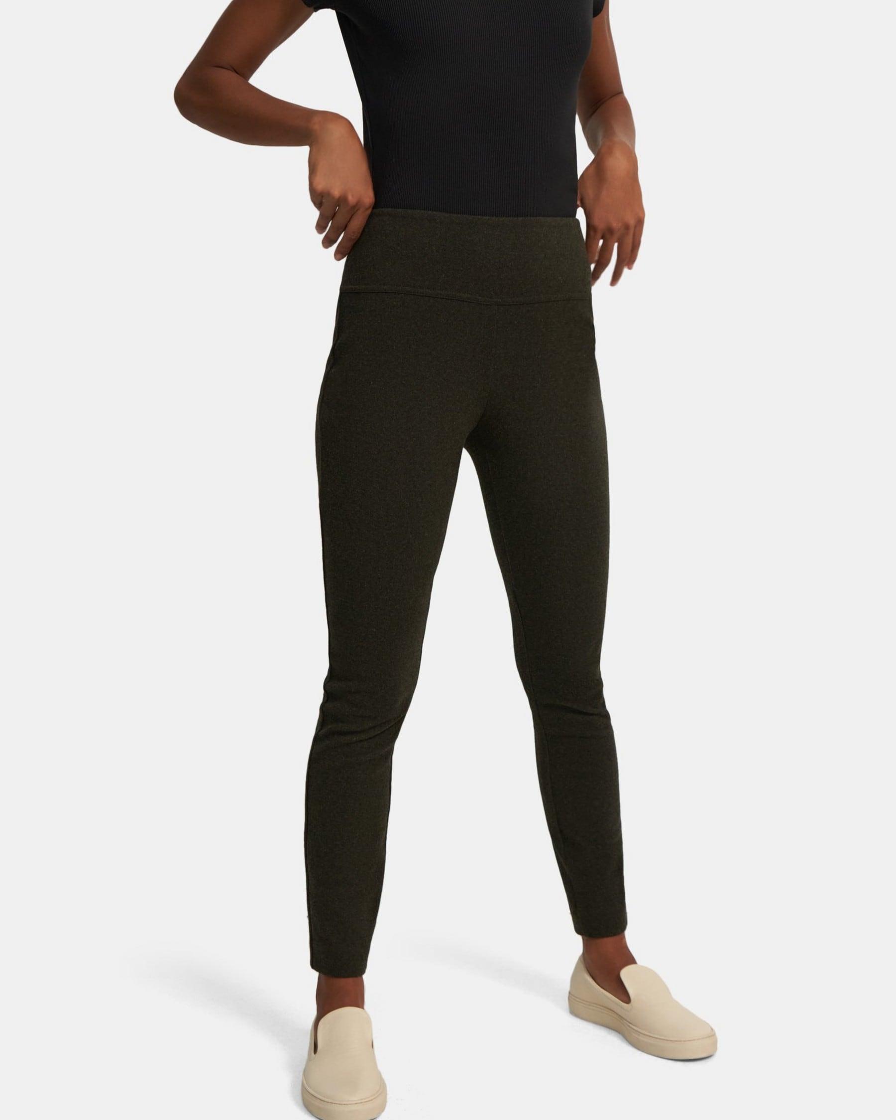 Yoke Legging in Compact Knit Product Image