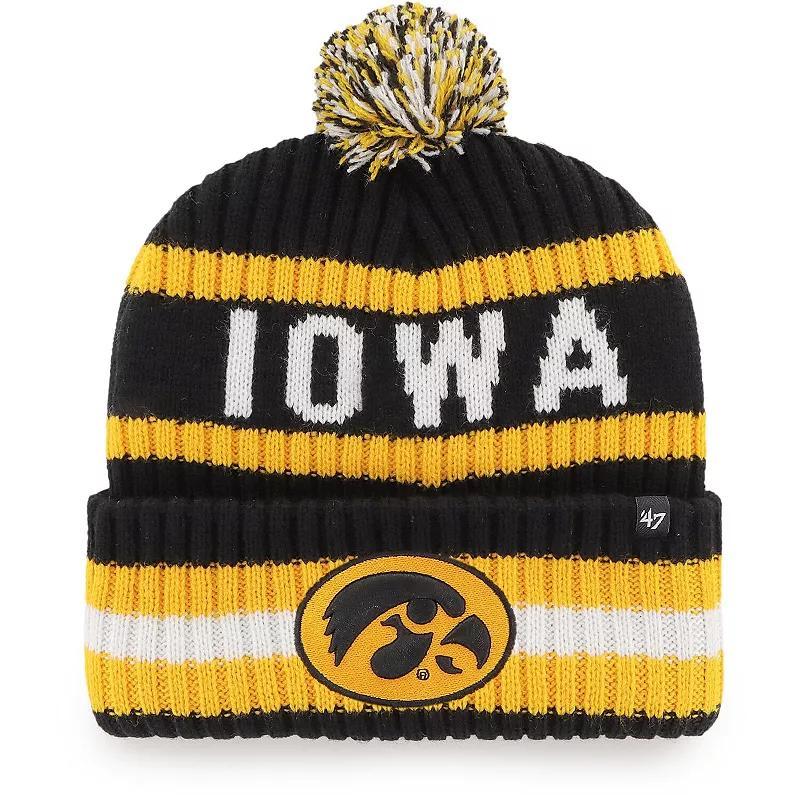 Mens 47 Iowa Hawkeyes Bering Cuffed Knit Hat with Pom Product Image