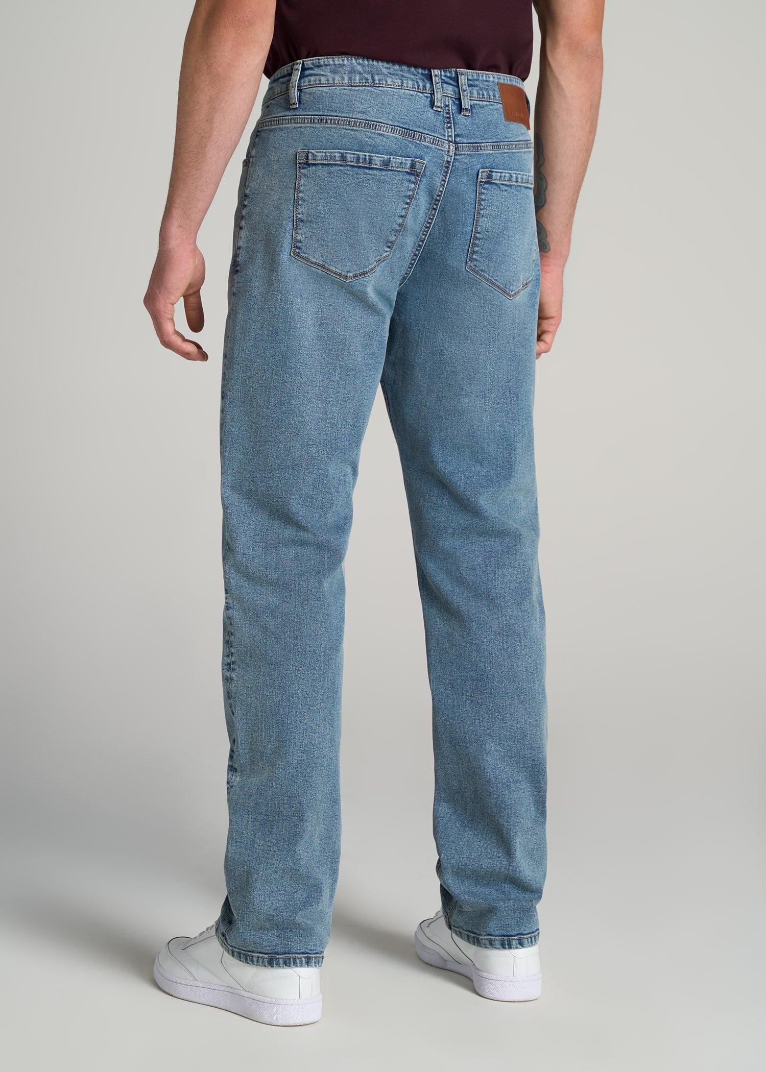 Mason RELAXED Jeans for Tall Men in Vintage Faded Blue Male Product Image