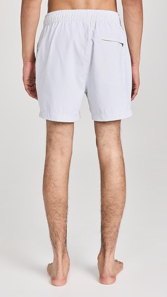 Onia Charles Seersucker Swim Trunks 5" | Shopbop Product Image