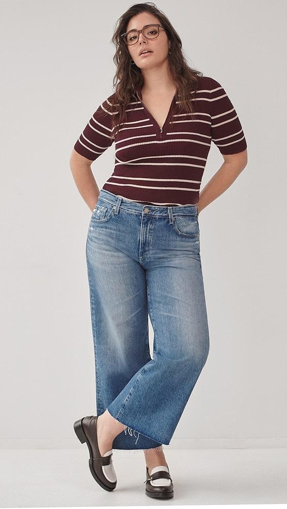 AG Saige Wide Leg Crop Jeans | Shopbop Product Image