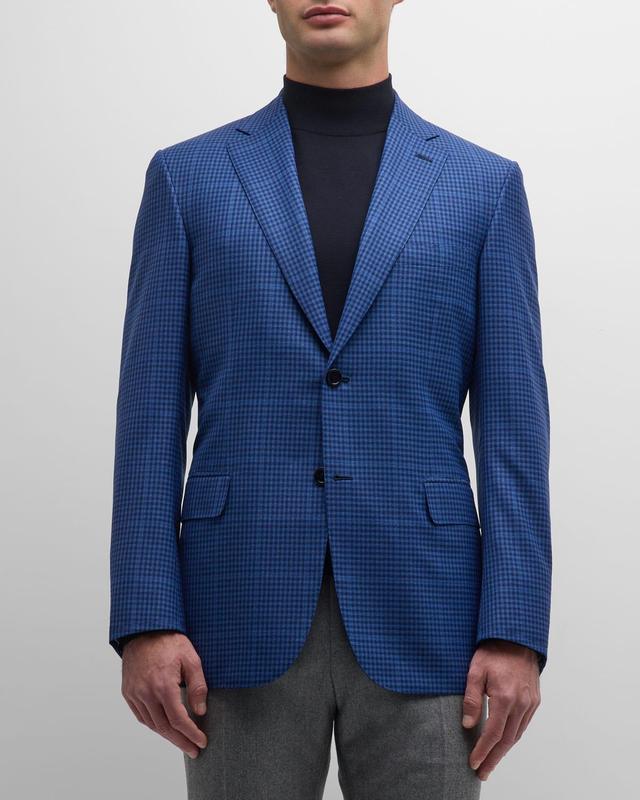 Mens Windowpane Overcheck Sport Coat Product Image