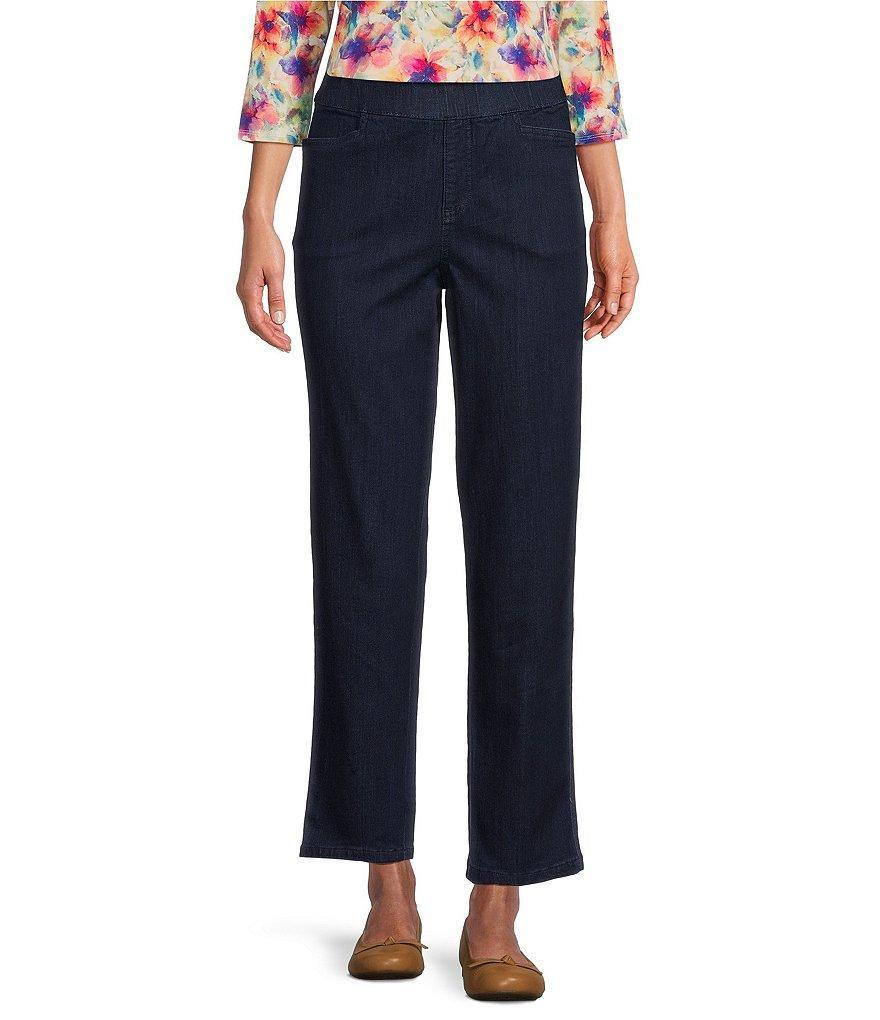 Intro Daisy Denim Tummy Control Pull-On Ankle Pants product image