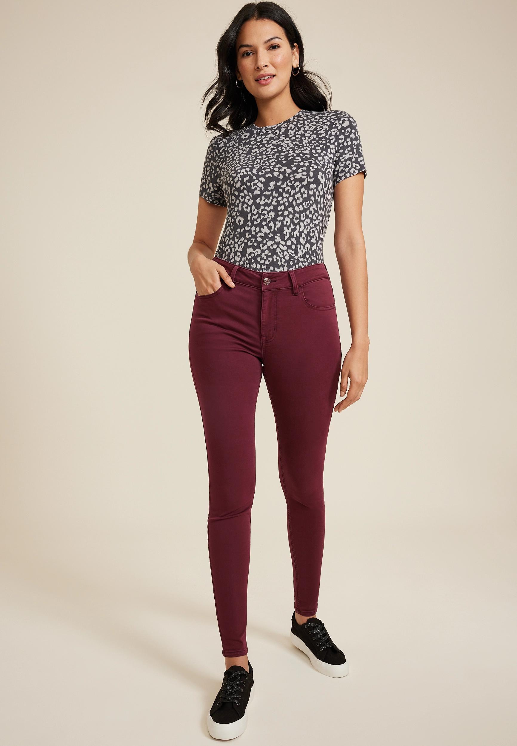 m jeans by maurices™ High Rise Color Jegging Product Image