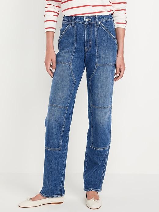 High-Waisted OG Loose Utility Jeans Product Image