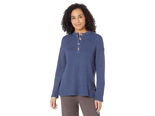 Dylan by True Grit Waffle High Country Henley (New ) Women's Clothing Product Image