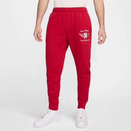 Nike Mens Nike Club BB Joggers - Mens Green/Red/Multi Product Image