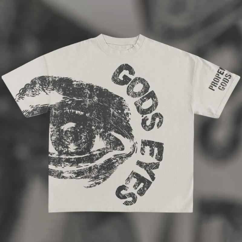 Sopula Vintage Gods Eyes Graphic Cotton Short Sleeve T-Shirt Product Image