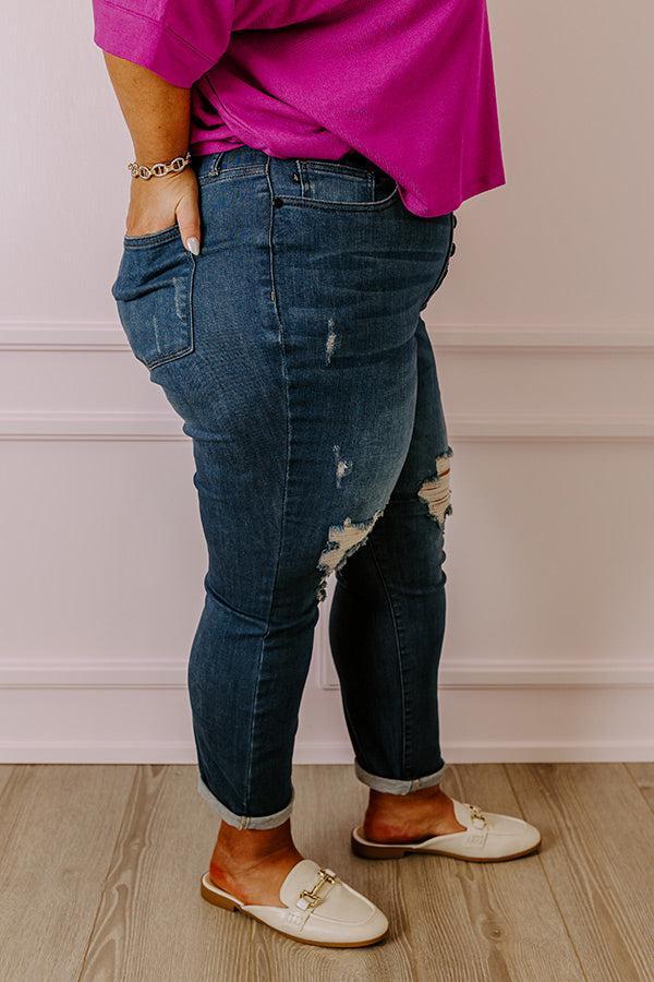 Judy Blue Mina High Waist Distressed Jean Curves Product Image