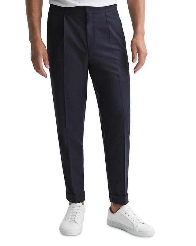 Reiss Brighton Relaxed Fit Pleated Trousers Product Image