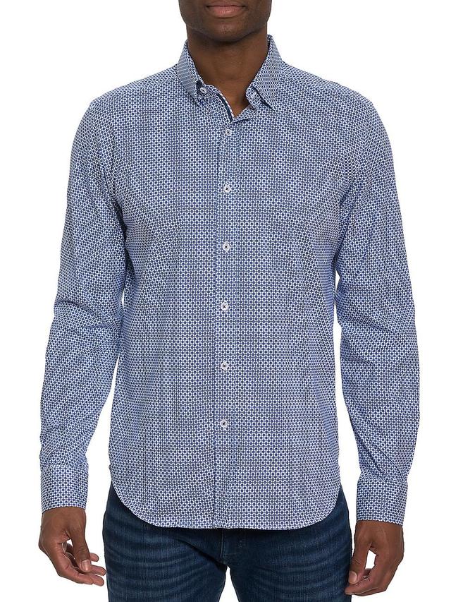 Robert Graham Girman Tailored Fit Long Sleeve Button Front Stretch Shirt Product Image