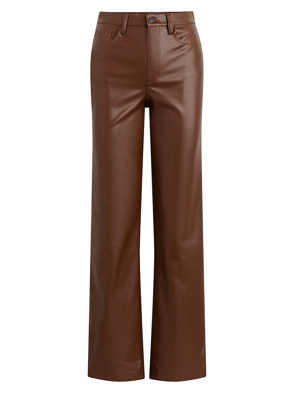 Womens The Margot Vegan Leather Pants Product Image