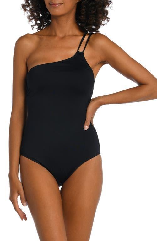 La Blanca Goddess One-Shoulder One-Piece Swimsuit Product Image