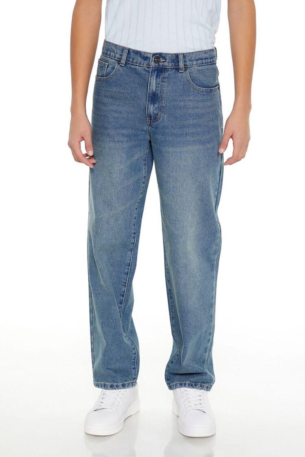 Mid-Rise Straight Jeans | Forever 21 Product Image