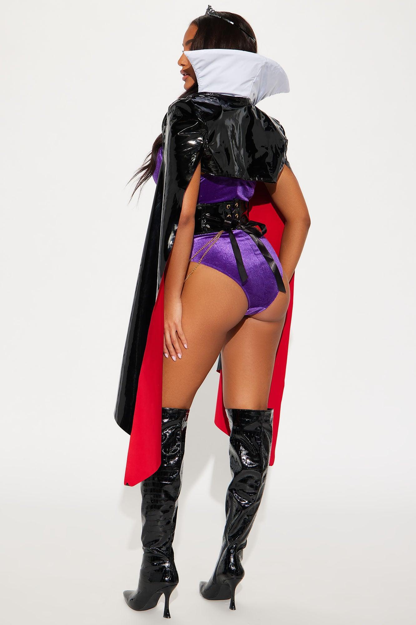 Evil Mistress 4 Piece Costume Set - Multi Color Product Image