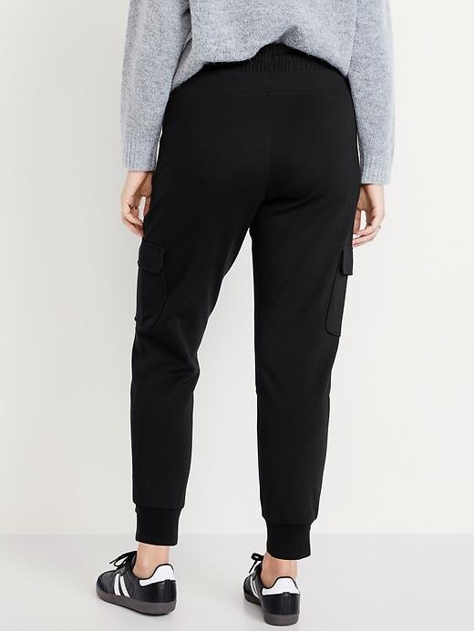 High-Waisted Dynamic Fleece Cargo Joggers Product Image