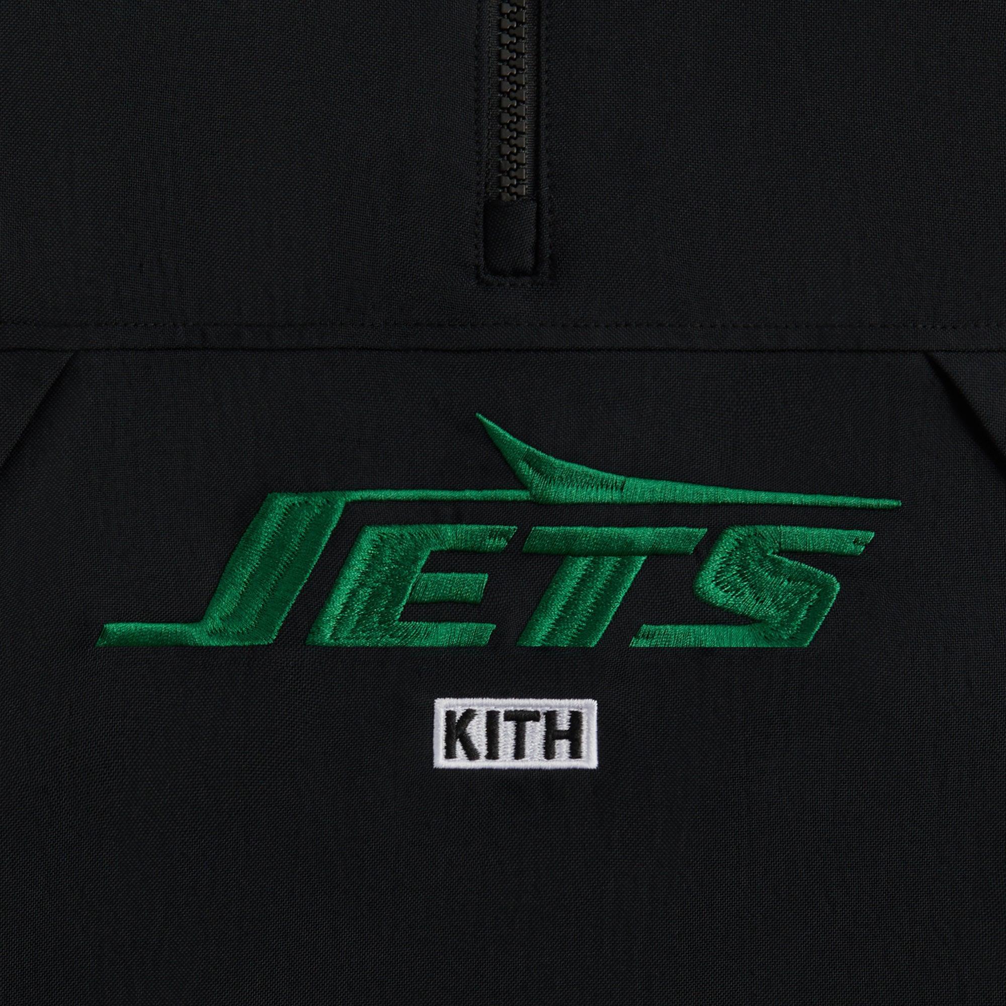 Kith & '47 for the NFL: Jets Quarter Zip Anorak With Hood - Black Male Product Image