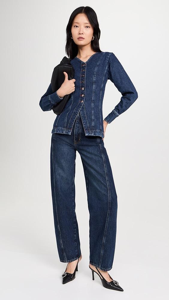 ALIGNE Audrey Denim Top | Shopbop Product Image