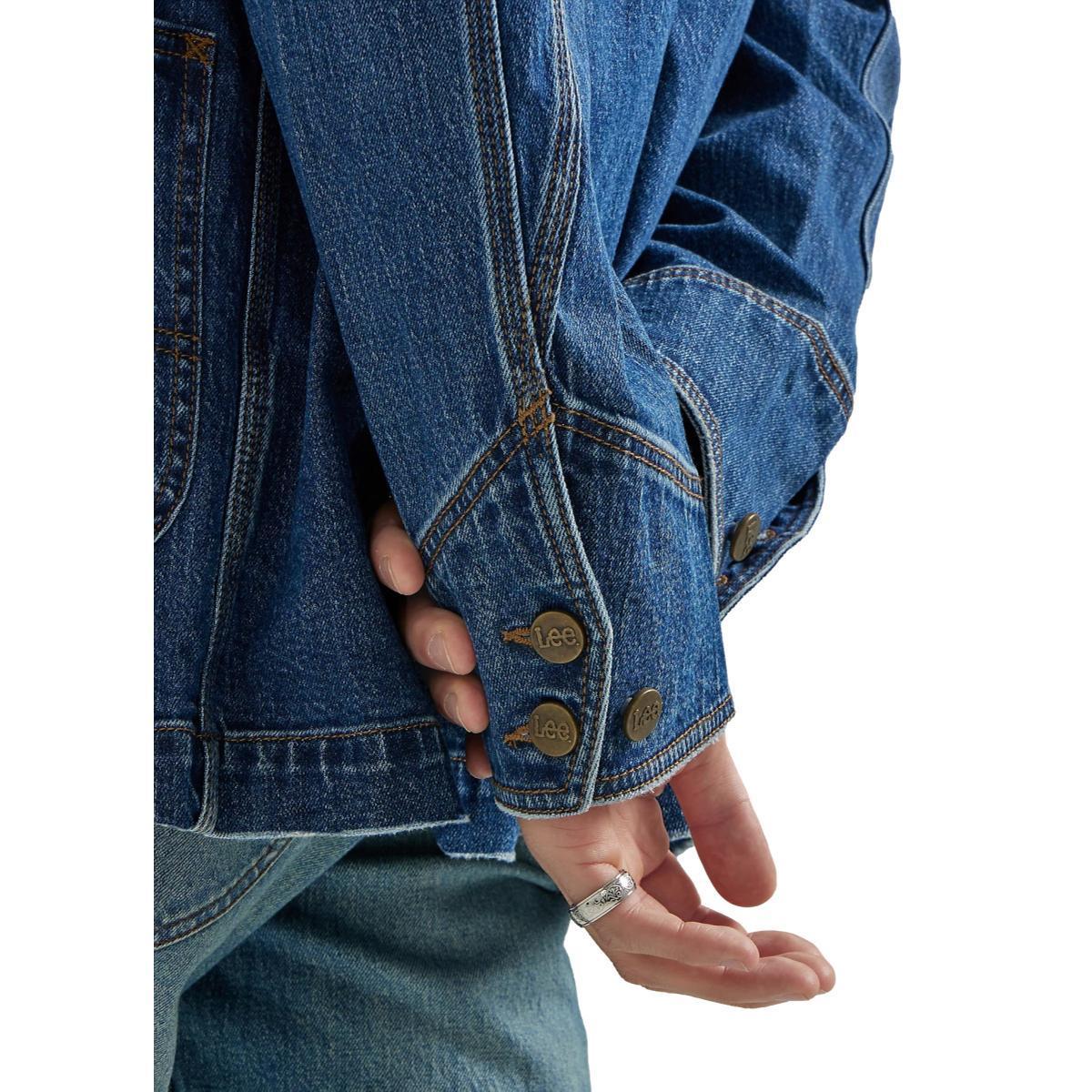 Denim Chore Coat Mid Wash Product Image