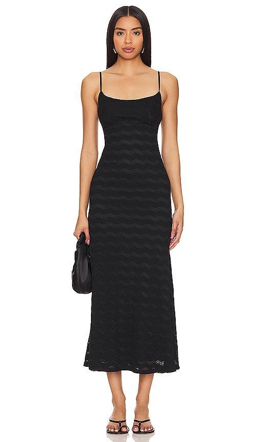 Adoni Zig Zag Midi Dress Product Image