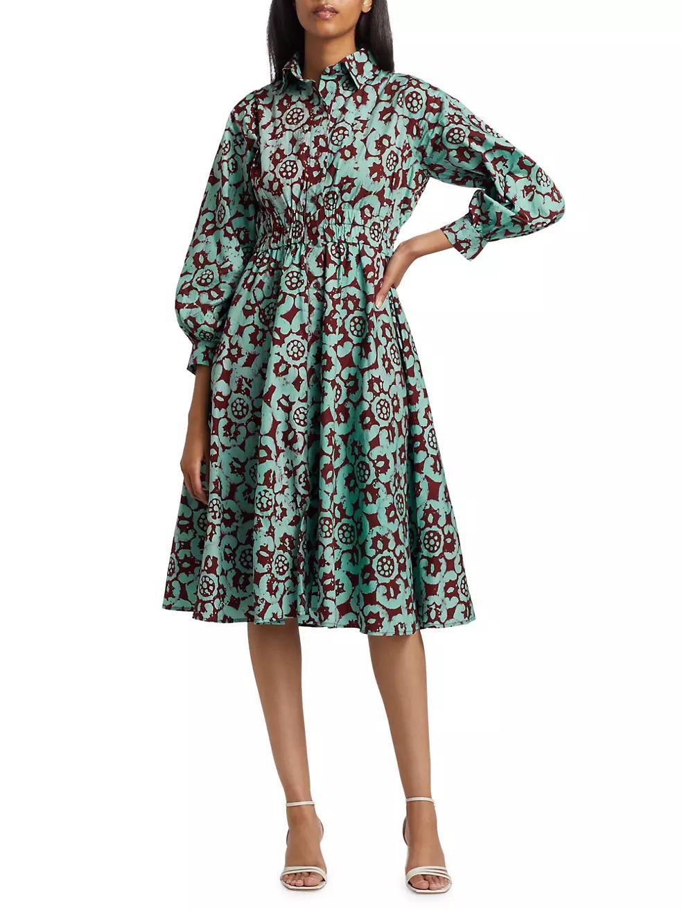 Gbemi Printed Shirtdress Product Image