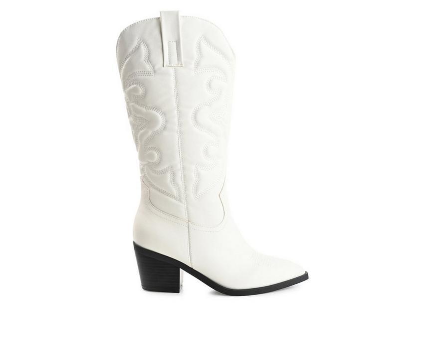 Women's Journee Collection Chantry Mid Calf Western Boots Product Image