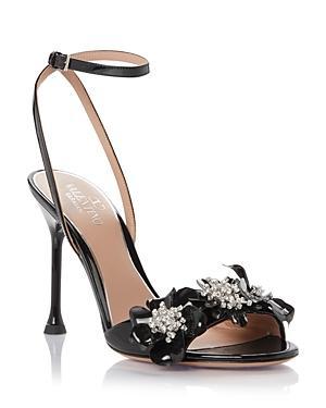 Valentino Garavani Women's Ankle Strap Embellished High Heel Sandals - 6 US / 36 EU - 6 US / 36 EU - Female Product Image