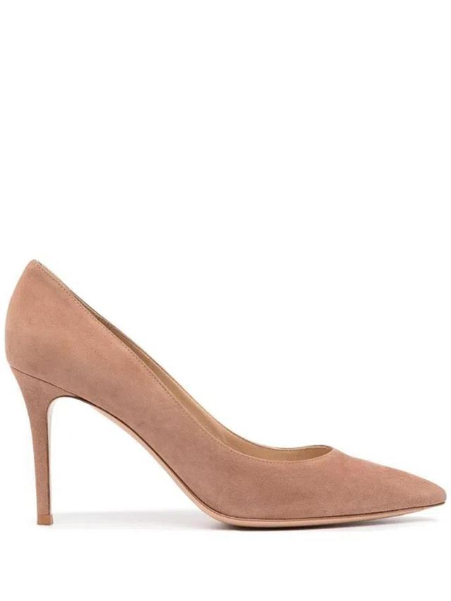 Gianvito 85mm Suede Pumps In Pink Product Image