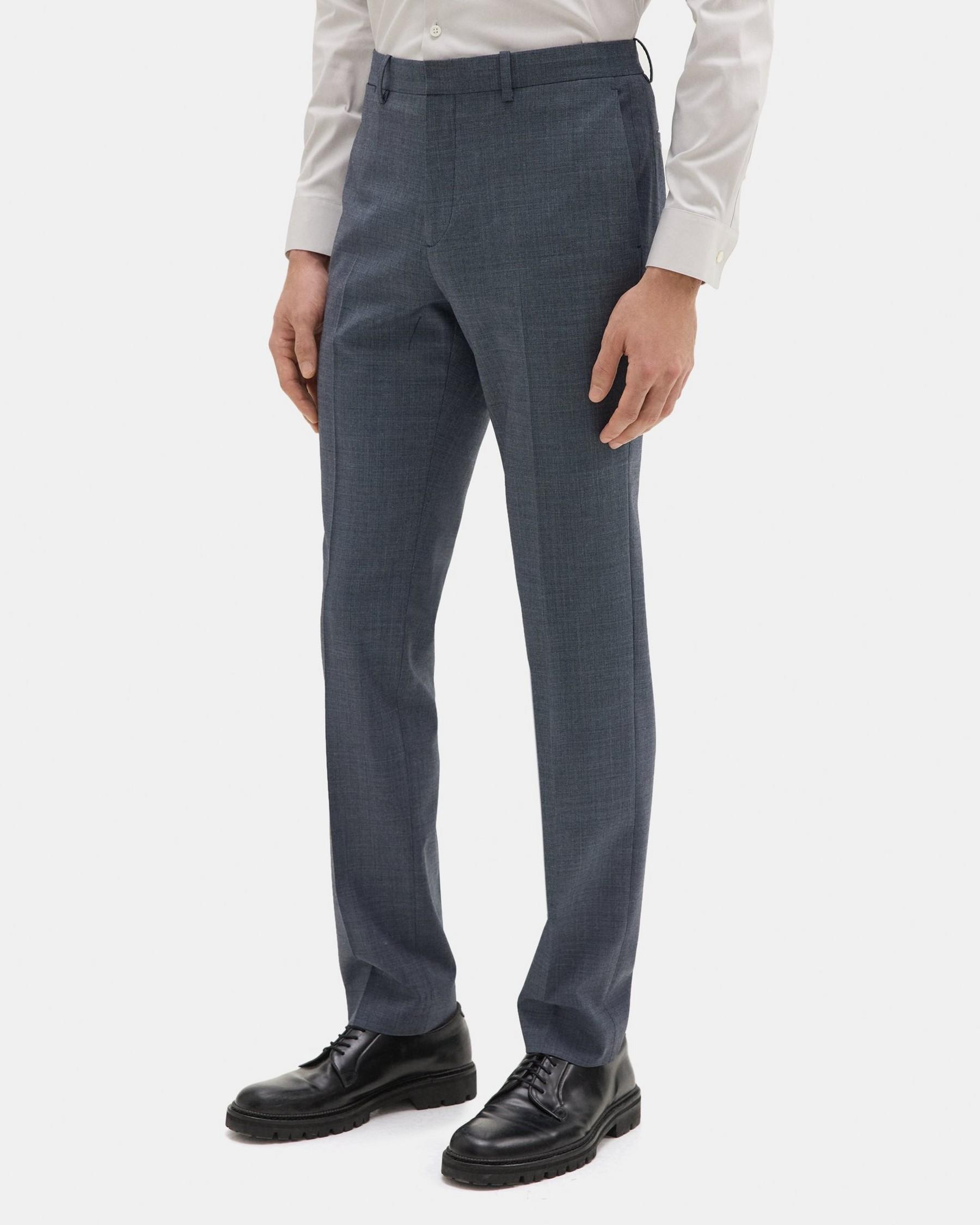 Slim-Fit Suit Pant in Wool-Blend Mélange Product Image