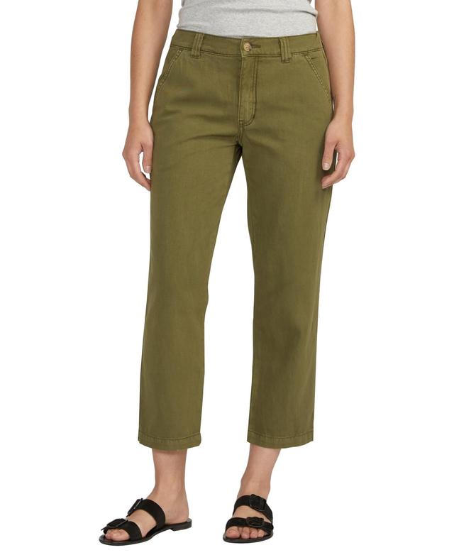 Jag Womens Chino Tailored Cropped Pants Product Image