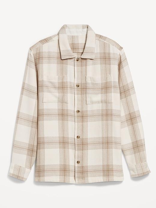 Heavyweight Plaid Flannel Shirt Product Image