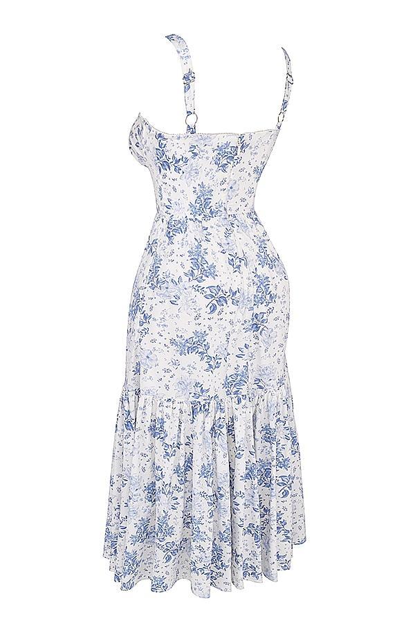 Elia Blue Print Midi Sundress Product Image