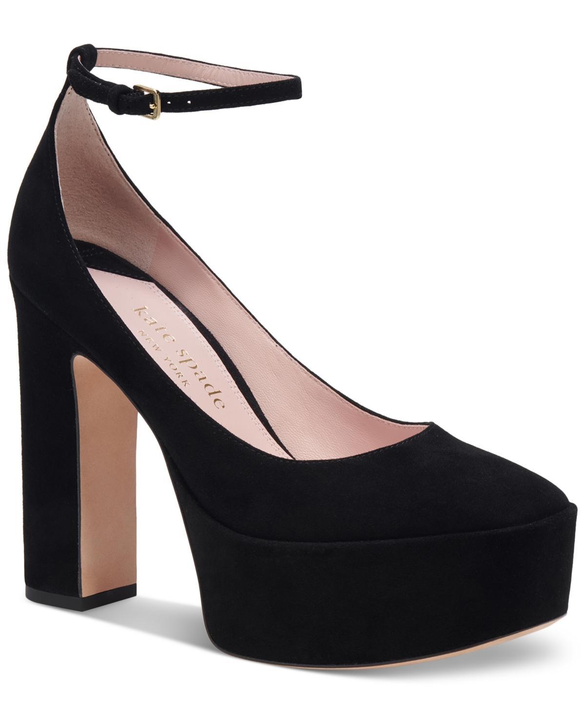 Kate Spade New York Womens Gia Ankle-Strap Platform Dress Pumps Product Image