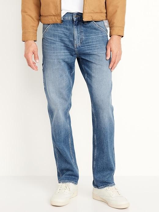 90’s Straight Built-In Flex Workwear Carpenter Jeans Product Image