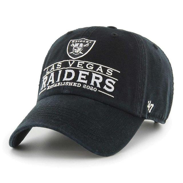 Mens 47 Black Las Vegas Raiders Vernon Clean UpAdjustable Hat Product Image