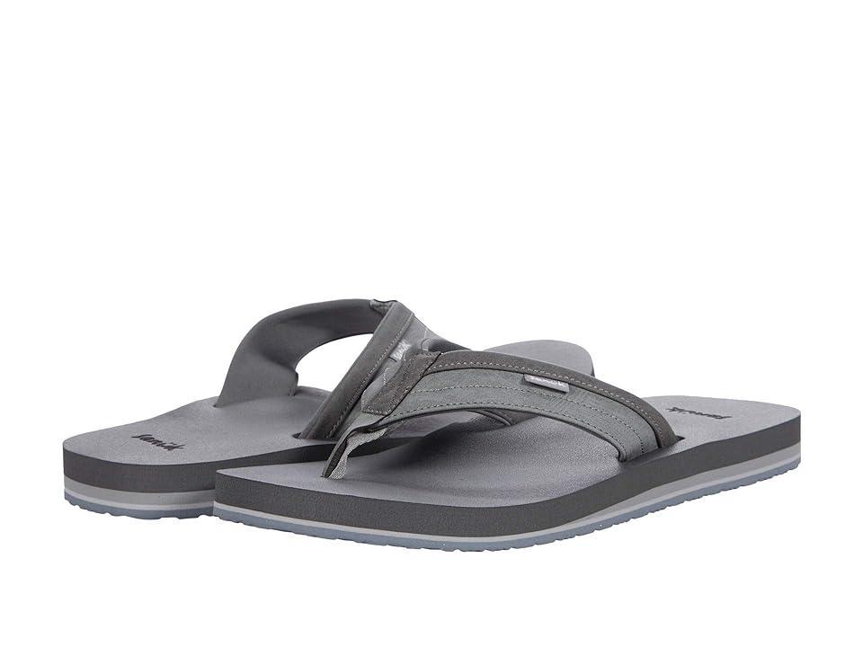 Sanuk Ziggy Soft Top (Grey) Men's Shoes Product Image