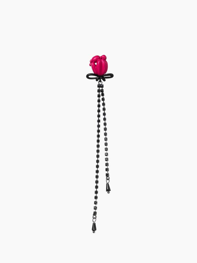 Rose Shaped Tassel Decor Ear Cuff Product Image