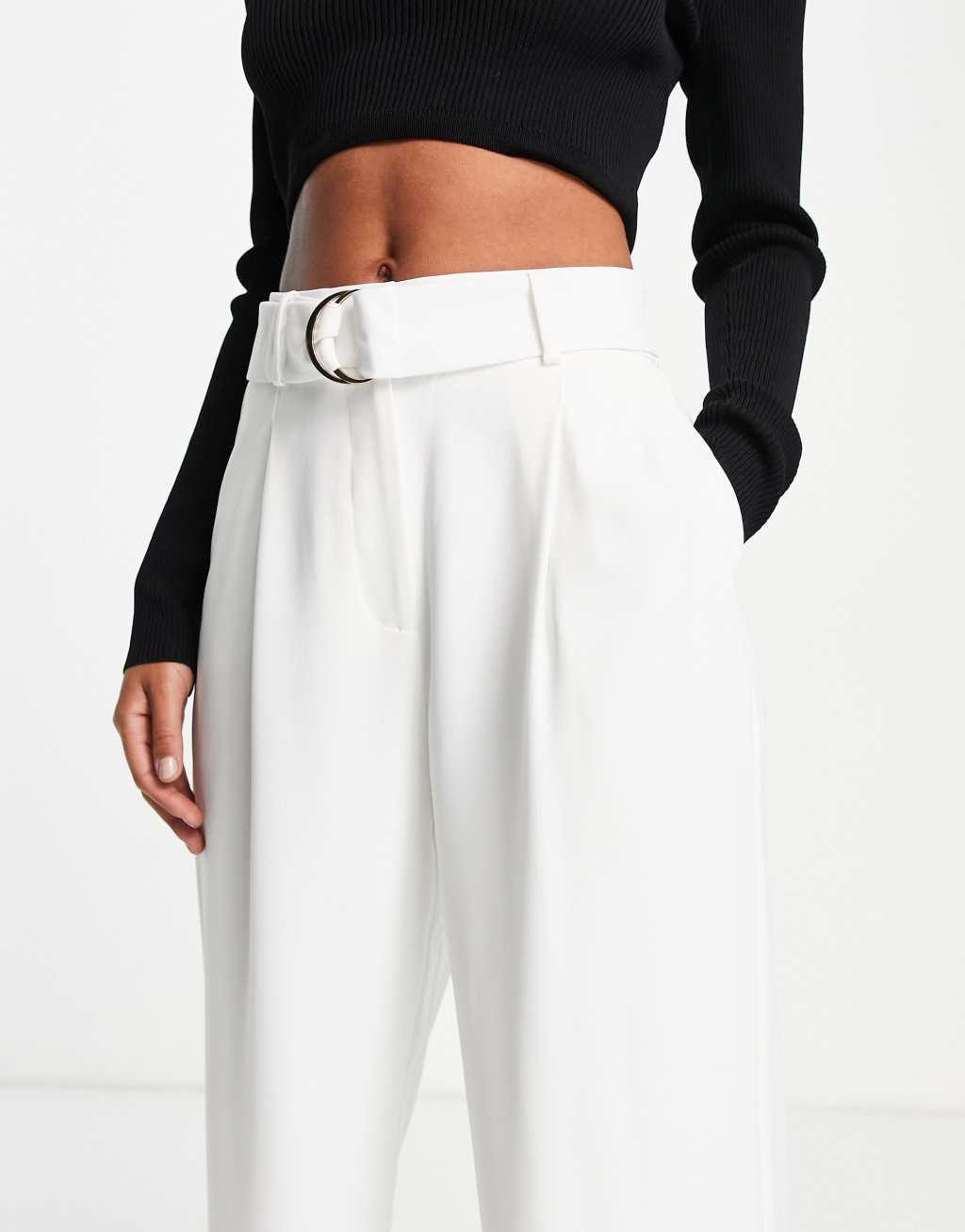 Ever New tailored belted wide leg pants Product Image