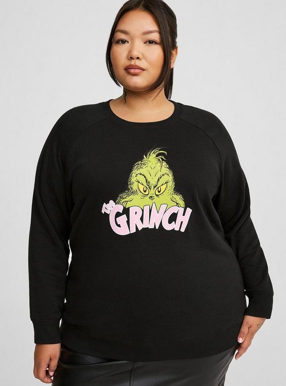 The Grinch Fit Cozy Fleece Crew Sweatshirt Product Image