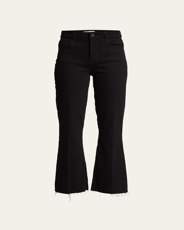 Womens Kendra High-Rise Cropped Jeans Product Image