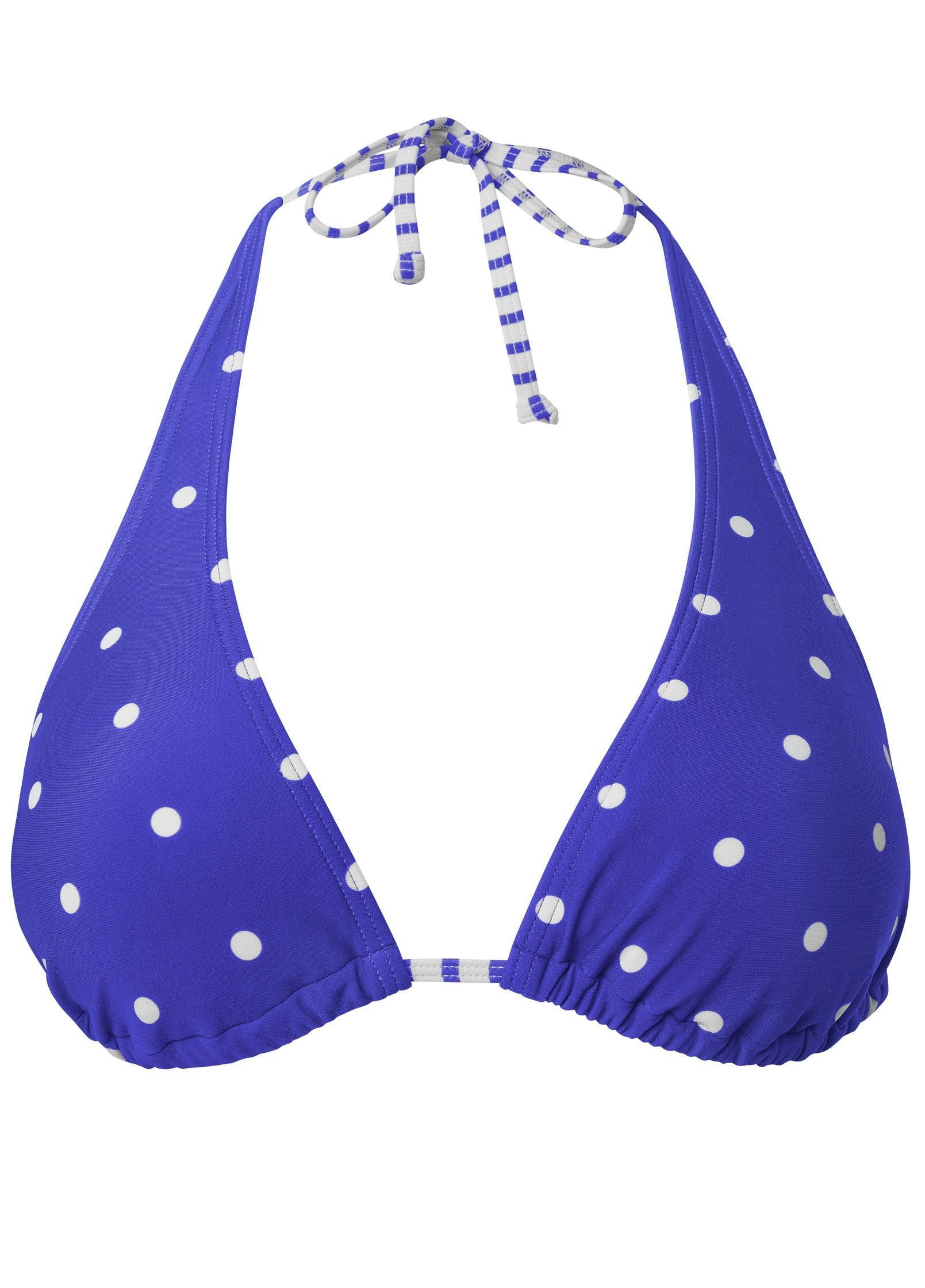 Halter Bikini Top - Blueberry Delight Product Image