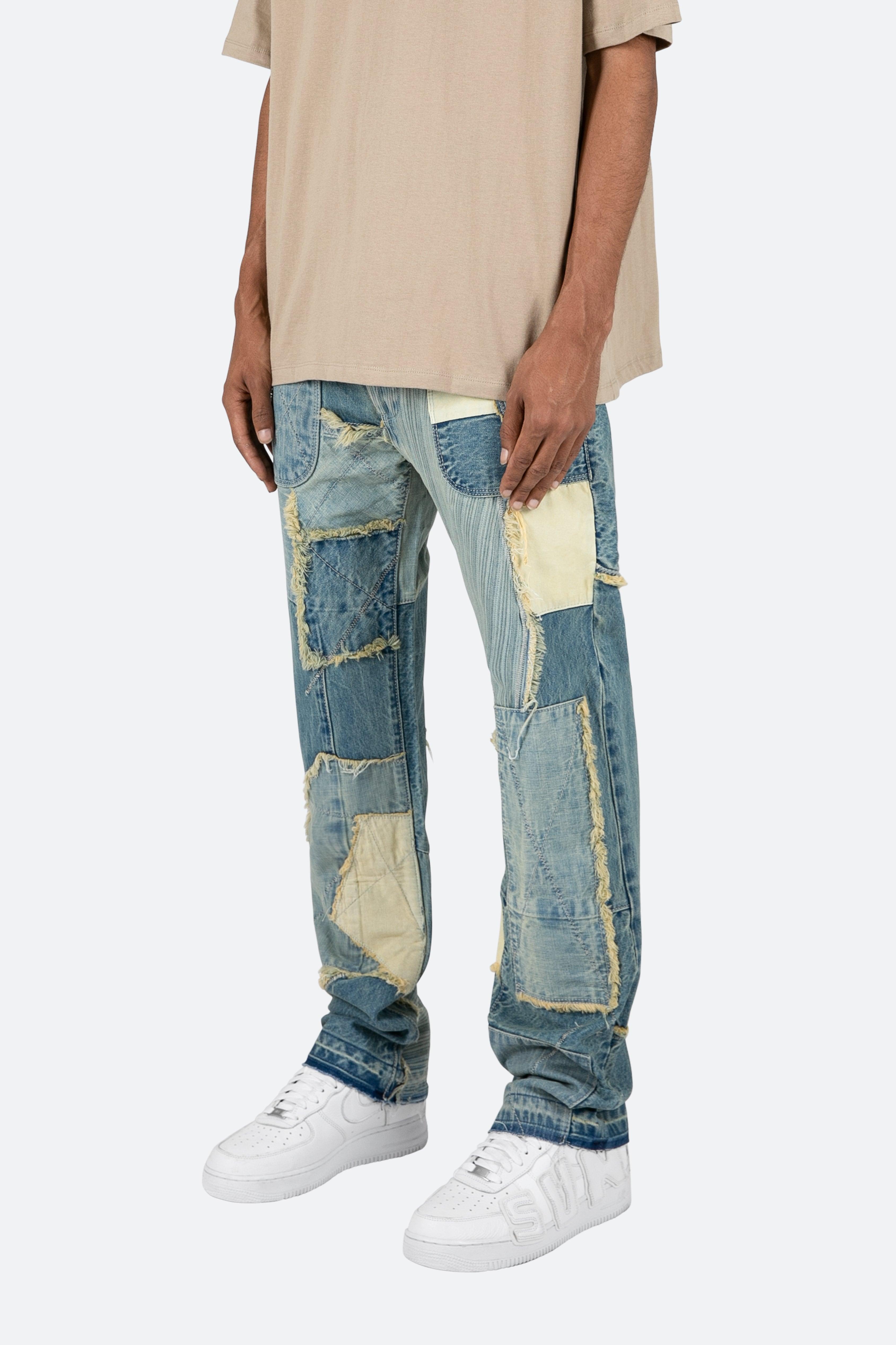 V164 Baggy Denim - Vintage Blue Male Product Image